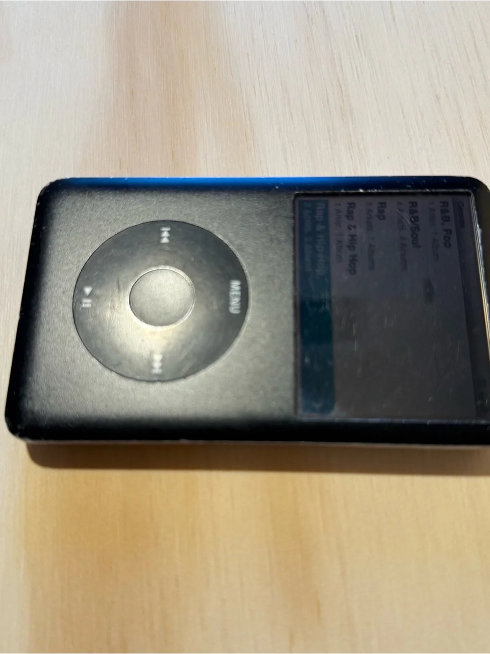 iPod Model:A1136 6thGen 80GB Blk BAD HARD DRIVE/Battery 30m-1Hr For-Parts/Repair